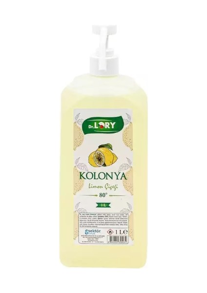 Limon Kolonyası 1 lt Sprey Başlık 12'li Koli