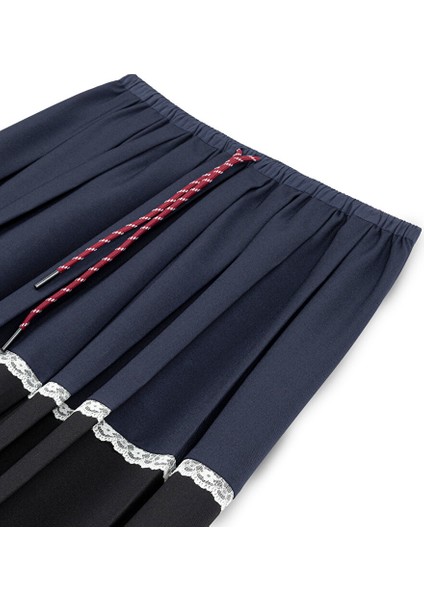 Kumaş Mıx Colorblock Etek TW6250004067015