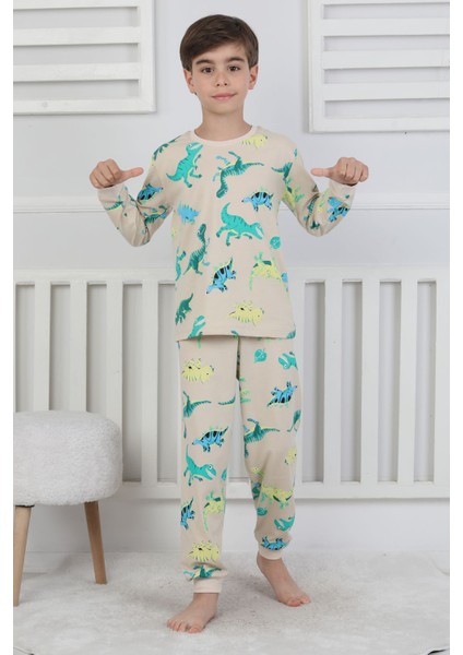 Stegosaurus Desenli Erkek Çocuk Pijama Takımı indirimleri