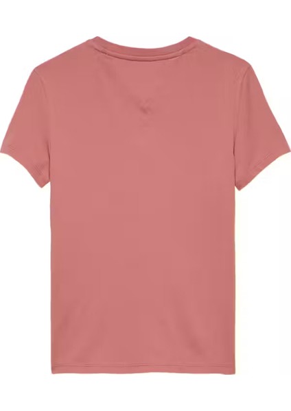 Kadın Slim Fit Logolu T-Shirt - Gül Kurusu fiyatları