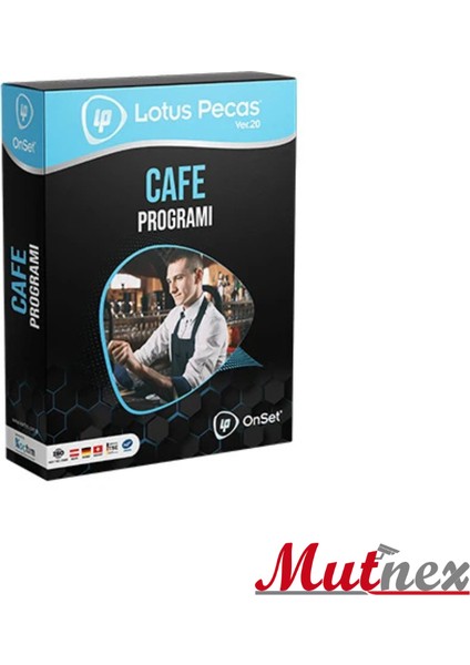 Cafe & Restoran Adisyon ve Sipariş Yönetim Sistemi Seti - Lotus Pecas Onset Yazılım Dahil