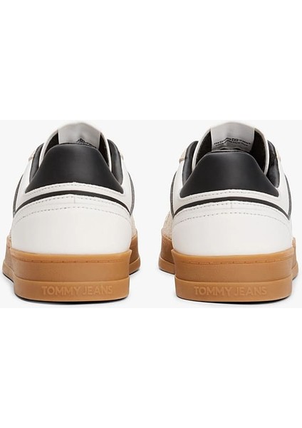 Erkek The Greenwich Süet ve Deri Detaylı Kort Sneaker - Ekru