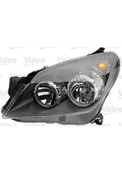 1EG270370321 Far Sag + Sınyal Astra H 04- Elektrıklı Sıyah H7+H1 Uyumlu