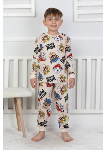 Kahraman Paw Patrol Desenli Erkek Çocuk Pijama Takımı