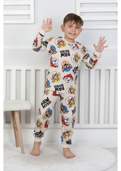 Kahraman Paw Patrol Desenli Erkek Çocuk Pijama Takımı fiyatları