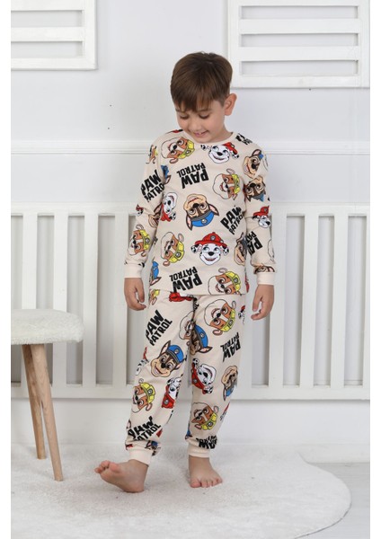 Kahraman Paw Patrol Desenli Erkek Çocuk Pijama Takımı fırsatları