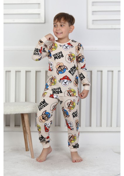 Kahraman Paw Patrol Desenli Erkek Çocuk Pijama Takımı indirimleri