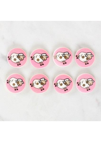 Crafts 8'li Koyun Düğme - 1033 fiyatları