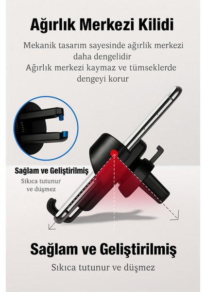Tüm Modellerle Uyuml Akıllı Telefon Tutucu Otomatik Kavrama Pratik ve Güvenli fiyatları