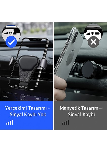 Tüm Modellerle Uyuml Akıllı Telefon Tutucu Otomatik Kavrama Pratik ve Güvenli indirimleri