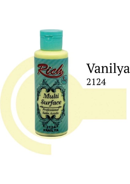 Rich Multi Surface 2124 Vanilya Akrilik Boya 120 cc