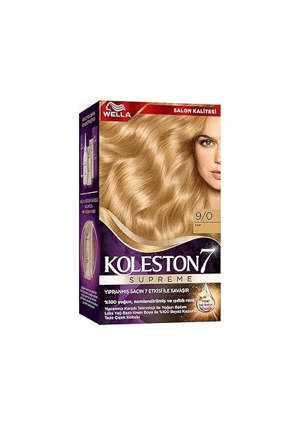 Wella Supreme Saç Boyası 9/0 Sarı