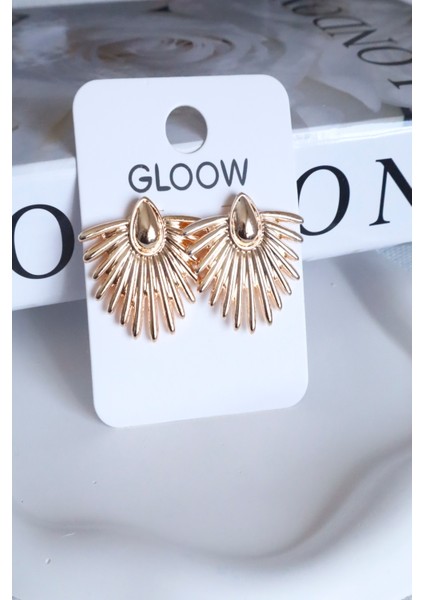 Kadın Küpe Damla Işın 4cm Küpe