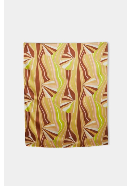 Kadın Renkli Uzun Pareo