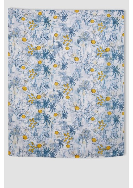 Kadın Desenli Uzun Pareo