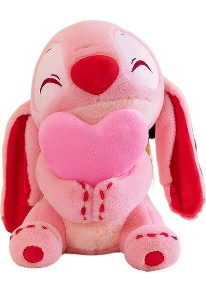 Blingbling1 Kalp Tutma Stitch Peluş Oyuncak 30CM Bebek (Yurt Dışından)