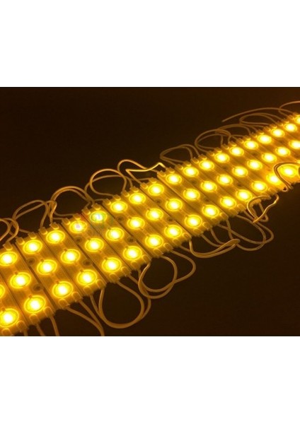 20 Adet 5 Watt Amber Işık IP65 Modül Led, 10 Adet Magnetli, Çok Kaliteli Amber Işık Modül LED