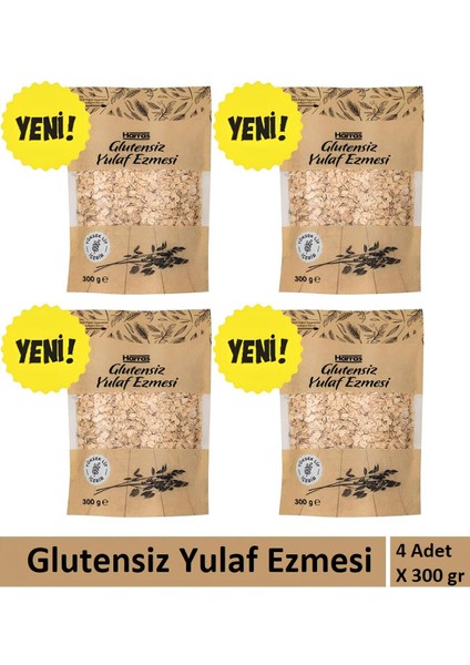 Glutensiz Yulaf Ezmesi 4 Paket x 300 gr