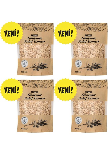 Glutensiz Yulaf Ezmesi 4 Paket x 300 gr fiyatları