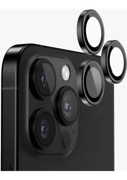 iPhone 16 Pro Max Magsafe Şeffaf Kılıf + Esd Cam Ekran Koruyucu + Kamera Lens Koruyucu (Siyah) modelleri