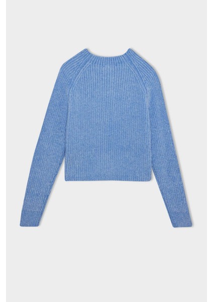 Regular Fit Yarım Balıkçı Yaka Triko Kazak C6234AX24CW