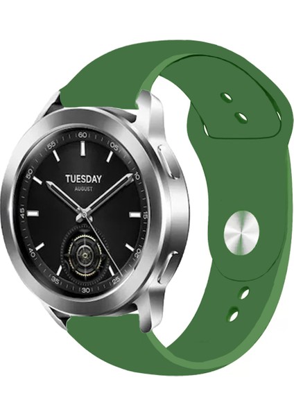 Xiaomi Watch S1 S2 S3 Akıllı Saat ile Uyumlu Yumuşak Dokulu Silikon Kordon Kayış