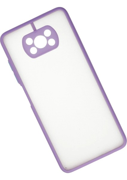 Xiaomi Pocophone X3 Kılıf Montreal Silikon Kapak - Mor - CPT104833-4683 fiyatları