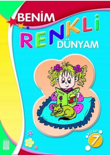 Benim Renkli Dünyam (İnce Boyama 10'lu Kitap) indirimleri