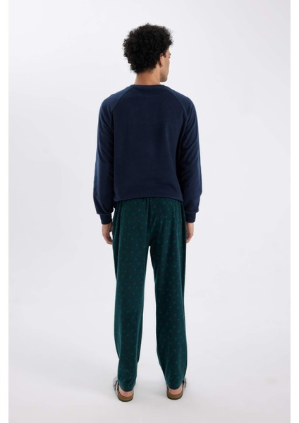 Desenli Cepli Polar Pijama Altı C6127AX24CW