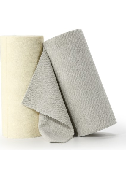 Çok Amaçlı Rulo Mikrofiber Temizlik Bezi 30x30 cm 40 Yapraklı Bej - Açık Gri(2x20’li Paket) fiyatları