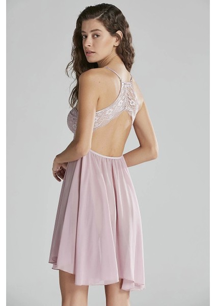 Pierre Cardin 880 Bayan Şifon Dantelli Gecelik modelleri