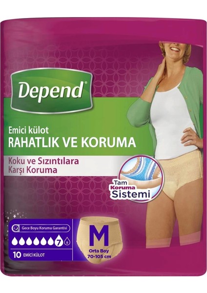 Bfs Depend Emici Külot Orta Boy Kadın 10 Adet