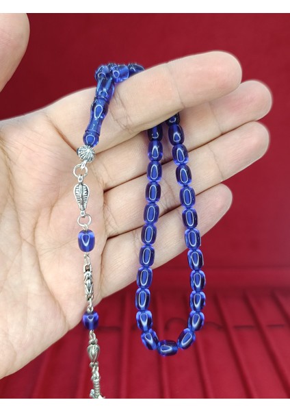 ATEŞ KEHRİBAR TESBİH BİLEK - BÜROKRAT BOY LACİVERT RENK T-877 modelleri