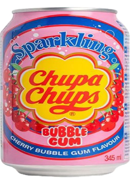 Sparkling Cherry Bubble Gum Flavour 345 mlx12'li
