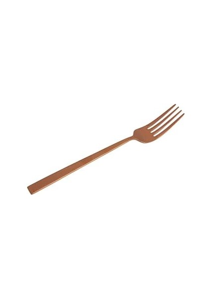 Mat Bakır Yemek Çatalı 6 Adet