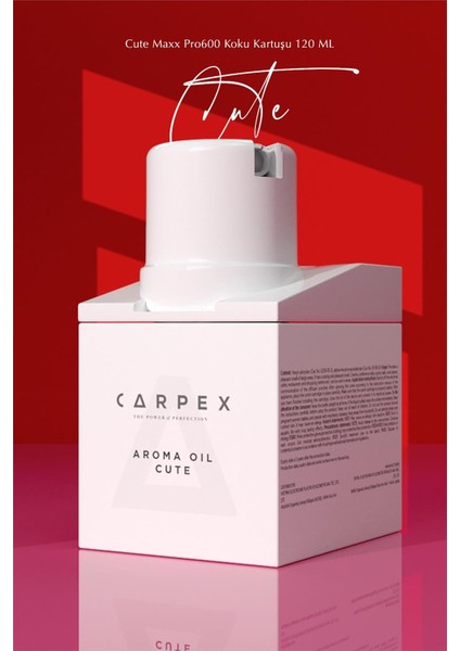 Cute Maxx PRO600 Koku Kartuşu 120 ml