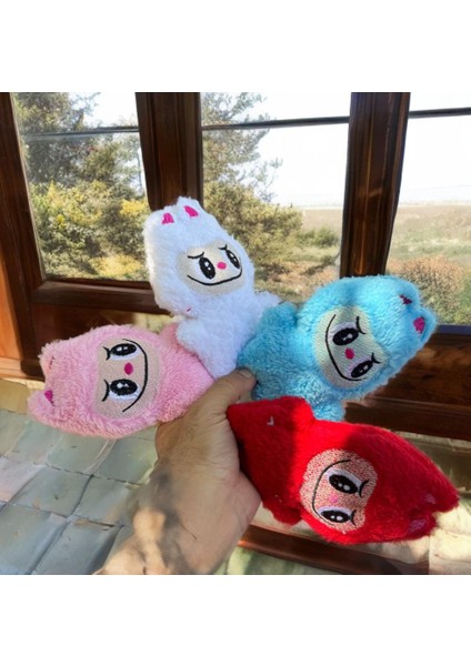 Labubu Have A Seat Peluş Oyuncak 16X10 cm Sevimli Canavarlar Figür Oyuncak Bıgınto Energy Labubu