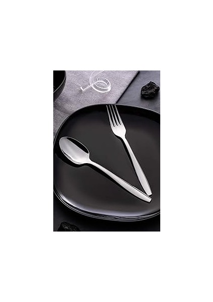 Sahra Sade 6 Kişilik 30 Parça Çatal Kaşık Takımı