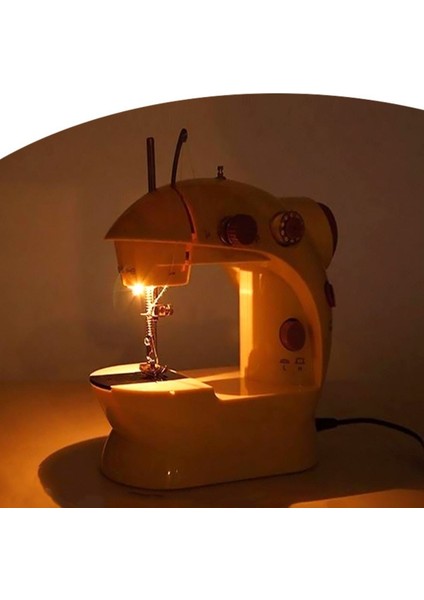 Pratik Taşınabilir Elektrikli Veya Pilli Seyahat Tipi Hız Ayarlı Kademeli Dikiş Makinesi fırsatları
