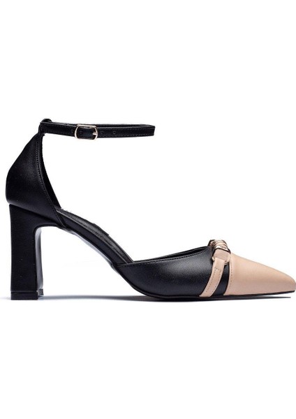 2020 Kadın Stiletto Sivri Burun Bilekten Baglamalı Tokalı Topuklu Ayakkabı fiyatları