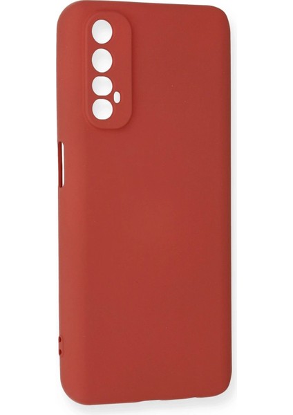 Realme 7 Kılıf Nano Içi Kadife Silikon - Kiremit - CPT101765-5301 fiyatları