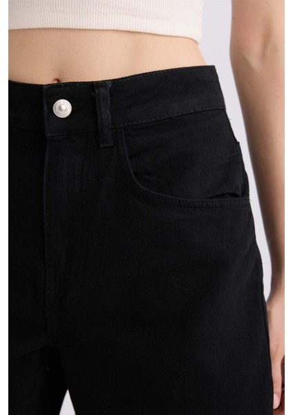 Yüksek Bel Jean Bermuda Şort C2452AX24SM indirimleri