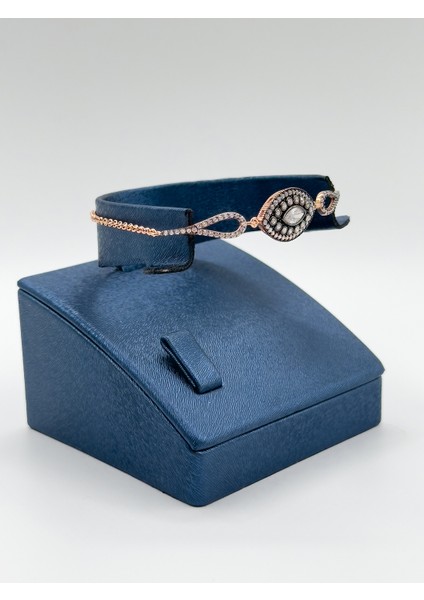 Elmas Modeli Zarif Kadın Gümüş Bileklik modelleri