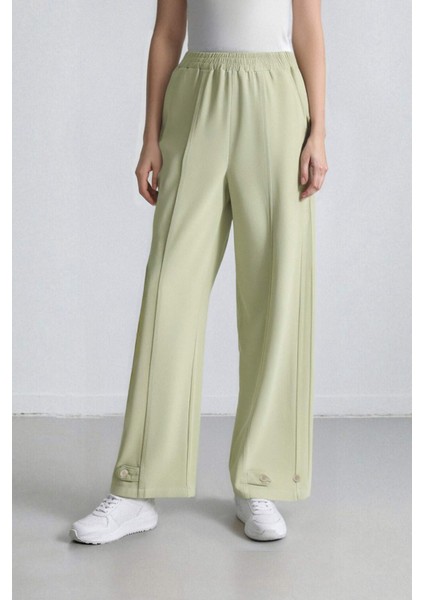 Keten Karışımlı Basic Düz Harem Pantolon B7506AX24SP