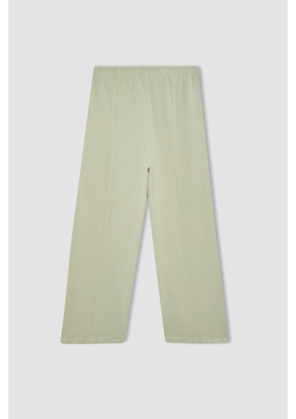 Keten Karışımlı Basic Düz Harem Pantolon B7506AX24SP
