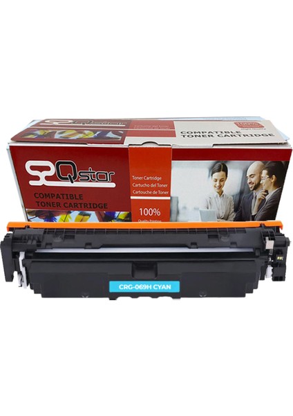 Canon Crg 069H Mavi Muadil Toner Çipli Yüksek Kapasite LBP673 MF752 MF754