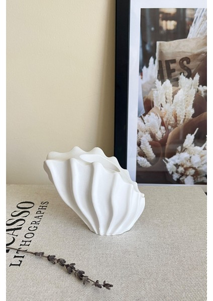 Deniz Kabuğu Formunda Dekoratif Vazo/organizer fiyatları