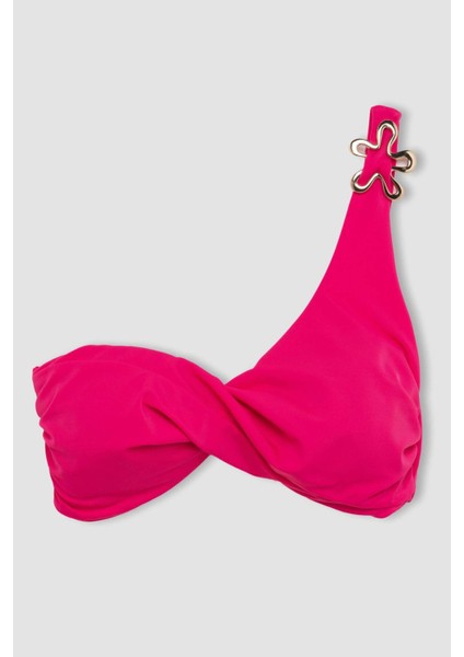 Ayje x DeFacto Tek Omuzlu Bikini Üstü C5724AX24HS