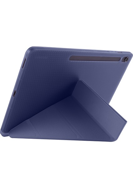 Galaxy Tab S10 Fe Plus SM-X620 Kılıf Tri Folding Kalem Bölmeli Standlı Kılıf Uyandırma Özellikli indirimleri