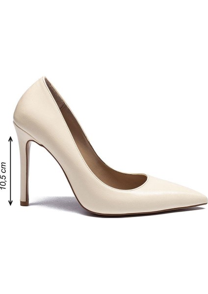 Kadın Sivri Burun Viola Ince Yüksek Topuklu Stiletto Ayakkabı 4135 fırsatları